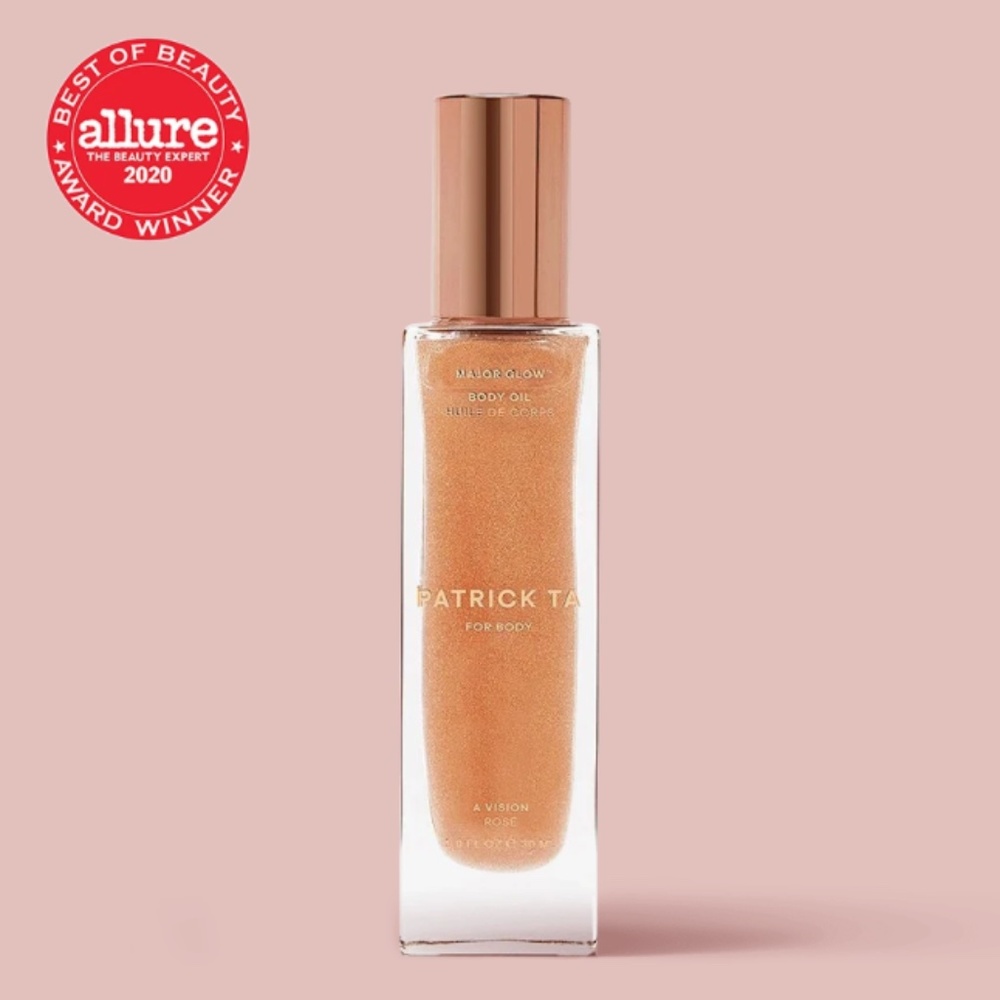 SOLD NIB Patrick Ta Major Glow Body Oil Mini Rose